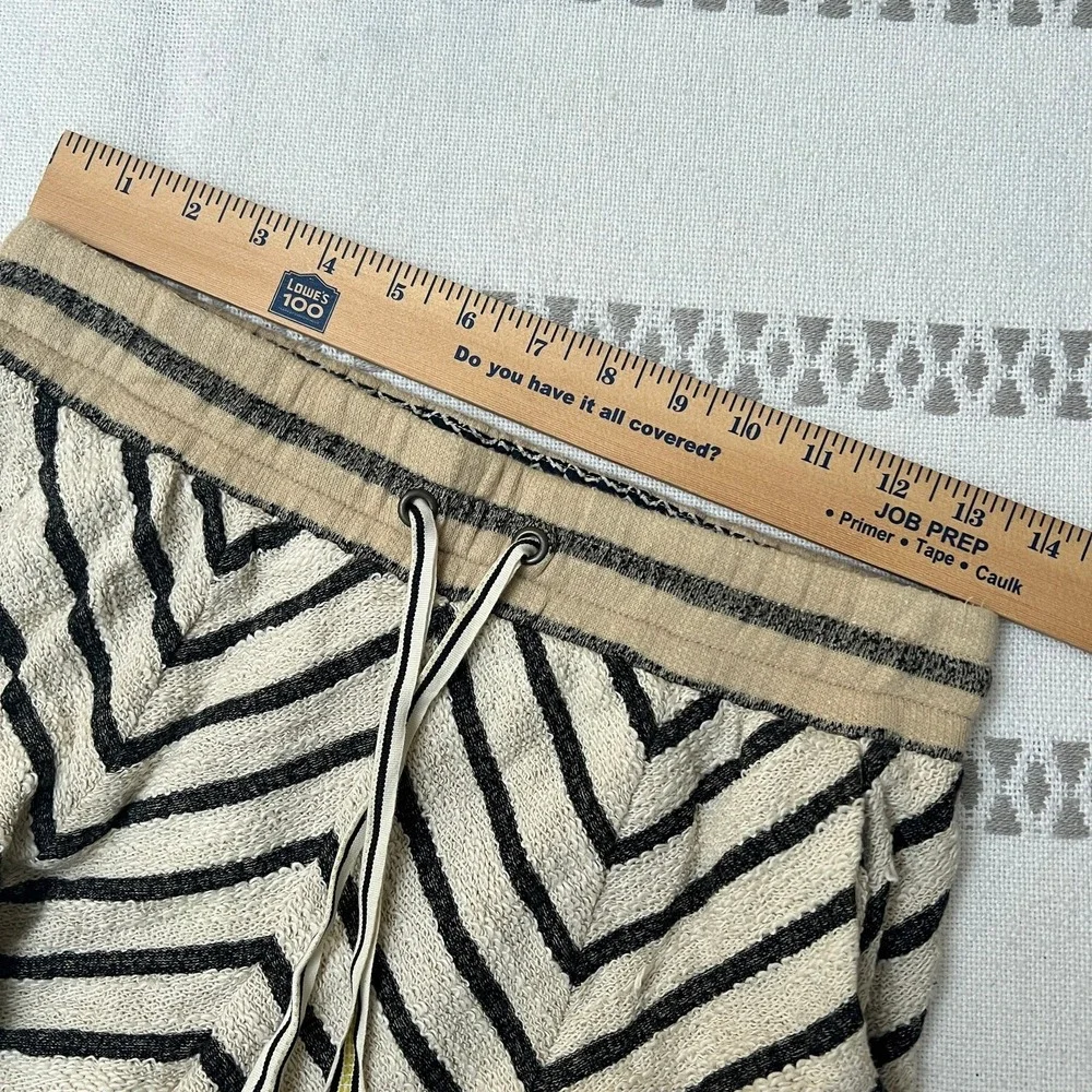 Anthropologie Saturday/Sunday Chevron Granola Girl Terry Cloth Lounge Shorts XS - Picture 3 of 7
